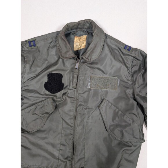 Flyers Jacket L/W CWU-36/P Mens Medium Green Nomex Flight Pilot Alpha Industries - Picture 1 of 13